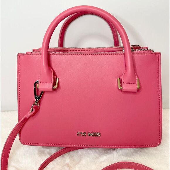 New STEVE MADDEN BGENNA2 Pink Satchel‎ Purse Bag - Picture 9 of 10
